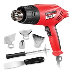 Best Pirce 👍 Powerbuilt 1500W Heavy Duty Heat Gun Kit - 240068 ✨