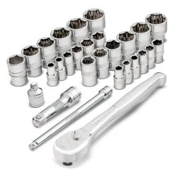 Best reviews of 👍 Powerbuilt 28 Piece Zeon Socket Set for Damaged Bolts - 240120 🤩