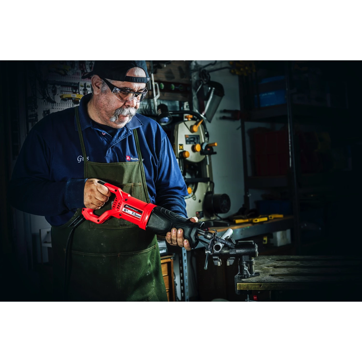 Buy 😉 Powerbuilt 6 inch 7.5 Amp Reciprocating Saw with 2 Blades - 240121 ⌛ - Image 5