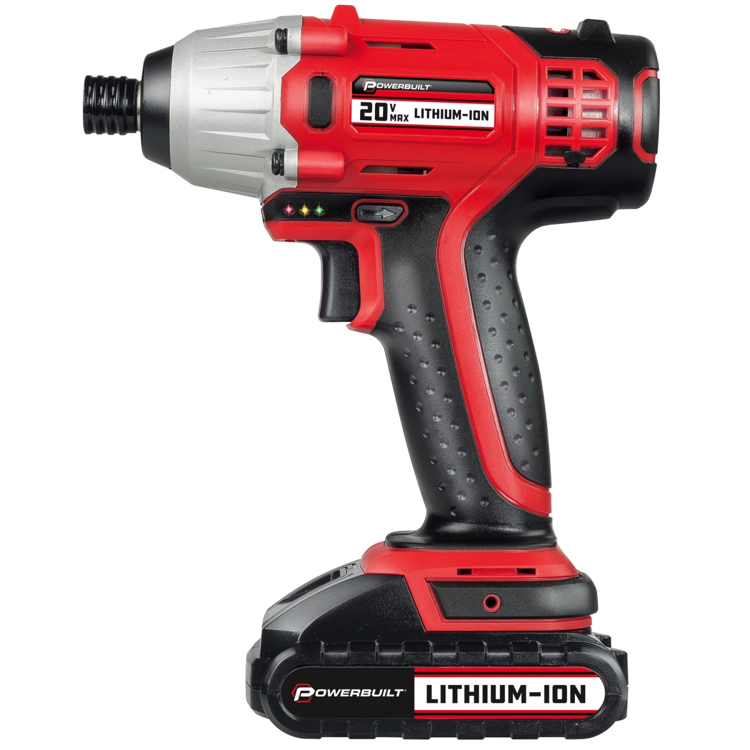 Flash Sale ๐ Powerbuilt 20V Lithium-Ion Cordless Impact Driver 1590 in-lbs with Case - 240132 โ๏ธ - Image 4