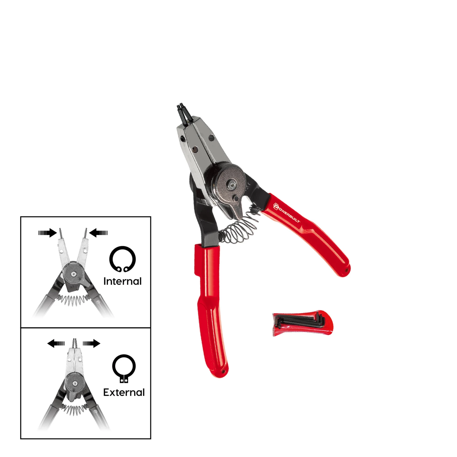 Buy ⌛ Powerbuilt 2 Piece Heavy Duty Snap-Ring Piston Ring Pliers Set - 240178 👏 - Image 5