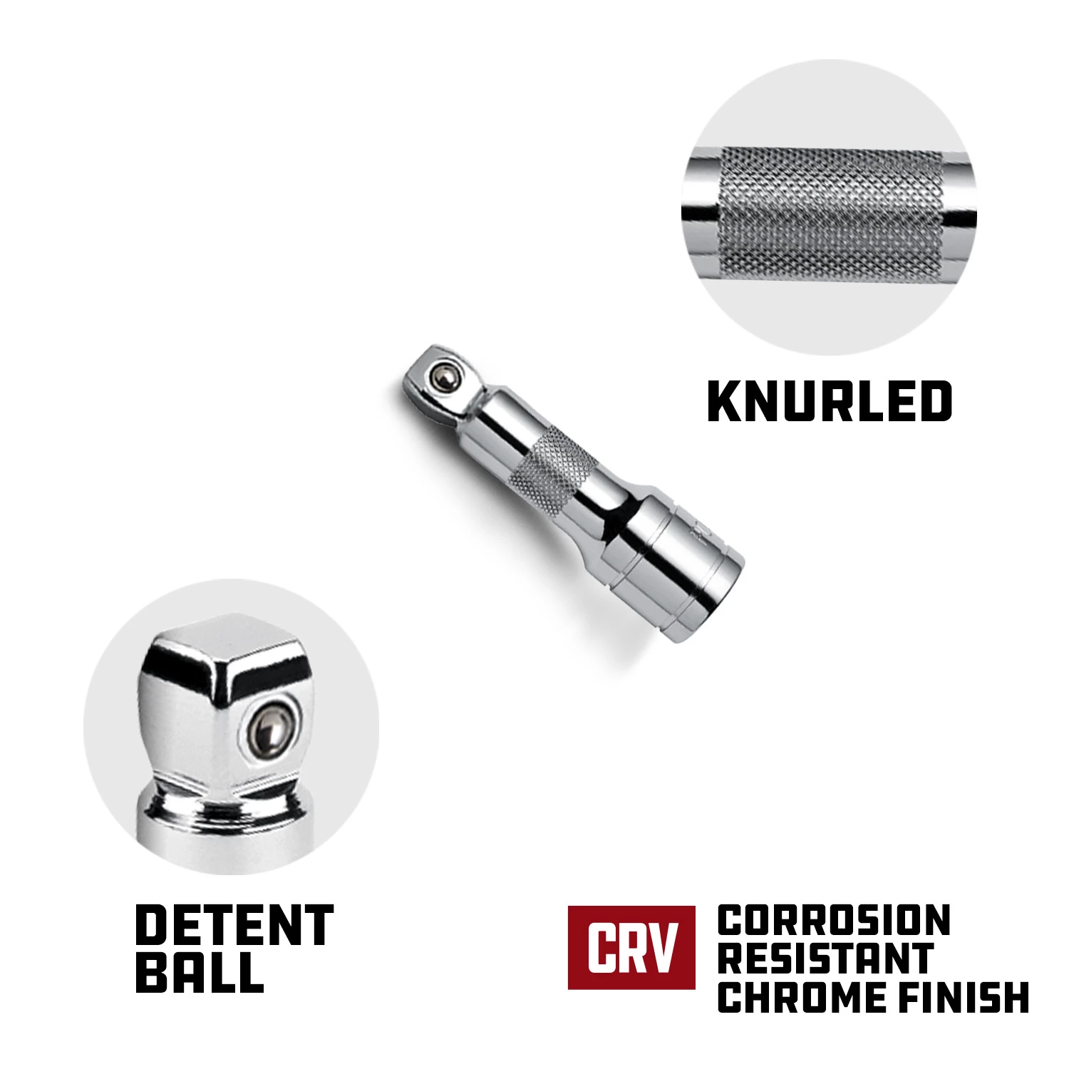 Promo 😀 Powerbuilt 3/8 Inch Drive 3 Inch Wobble Extension - 641744 ❤️ - Image 4