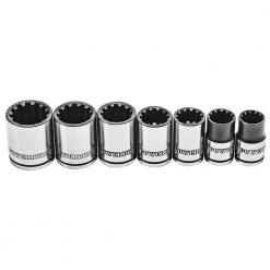 Best Pirce 😀 Powerbuilt 7 Piece 3/8 Inch Drive Universal Socket Set with Tray - 642054 😉