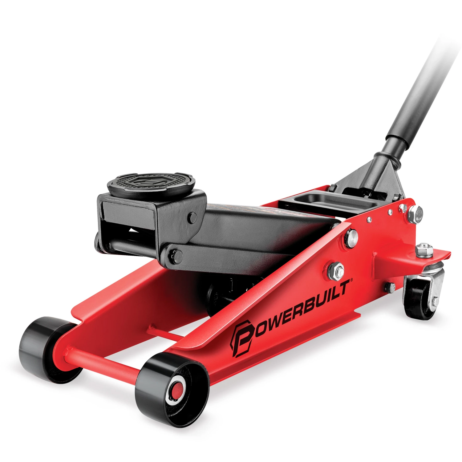 Best Pirce ✨ Powerbuilt 3 Ton Garage Jack, Dual Piston Pump Lift Range from 4-3/4" to 18" 😀