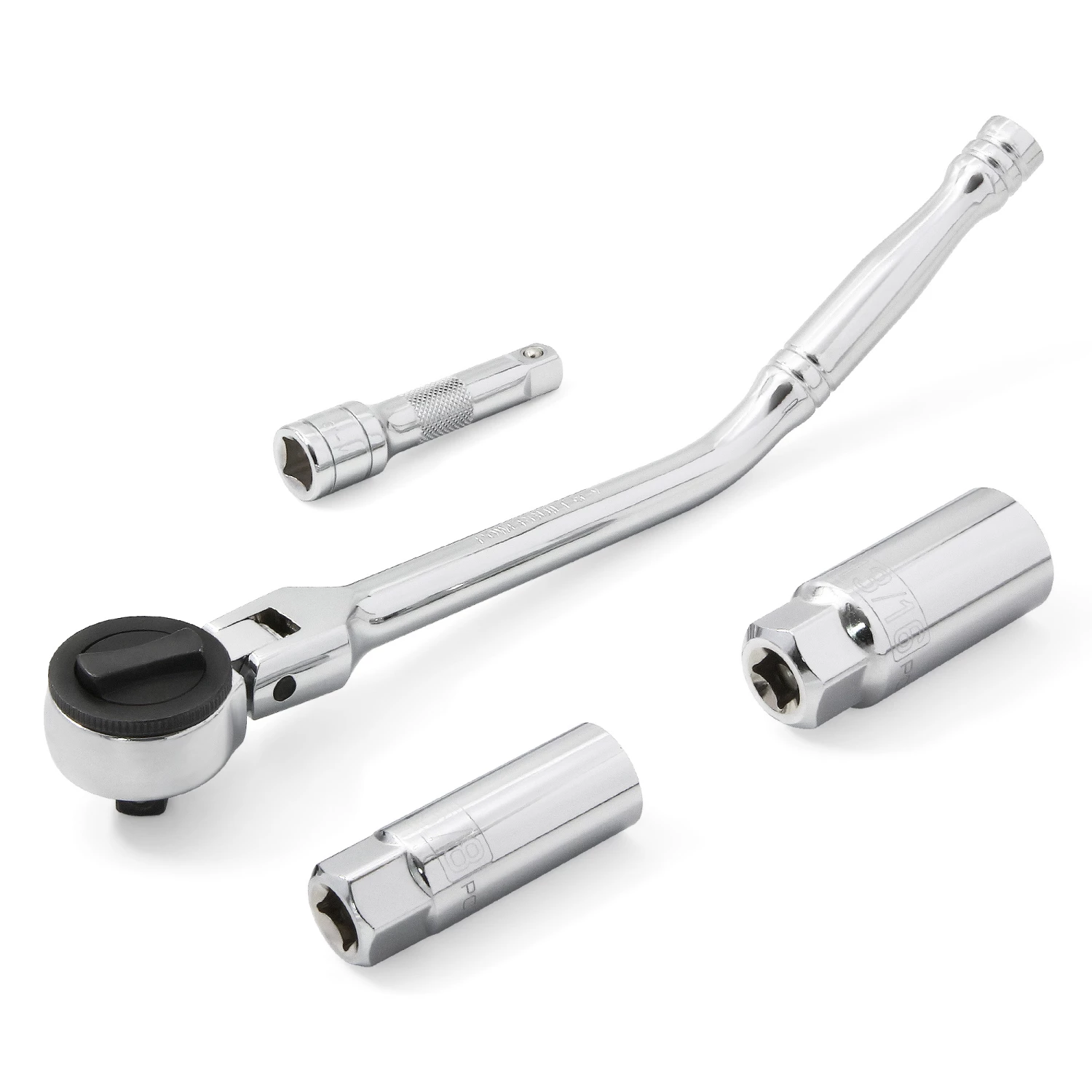 Brand new 😍 Powerbuilt 4 Pc. 3/8 in. Drive Ratchet and Spark Plug Socket Set - 640057 🌟