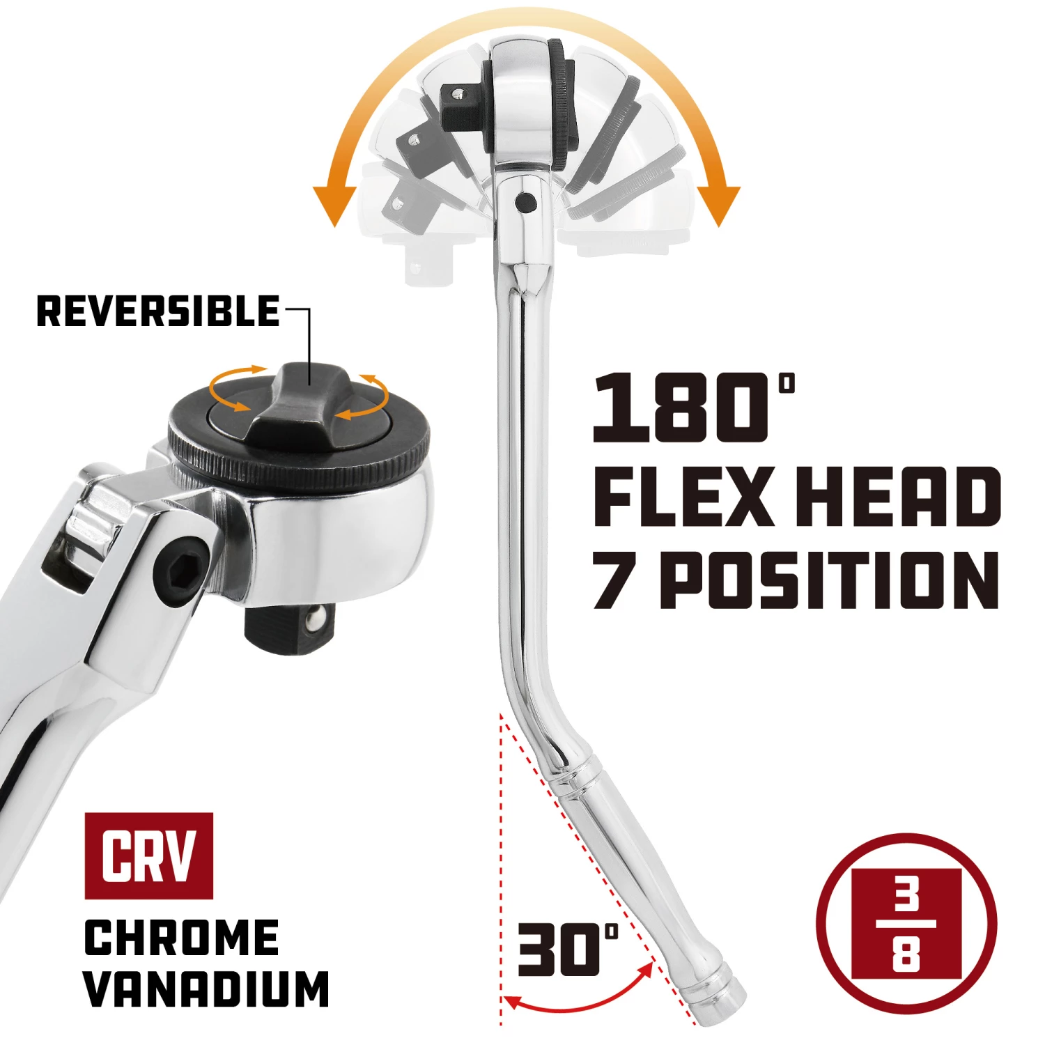 Brand new 😍 Powerbuilt 4 Pc. 3/8 in. Drive Ratchet and Spark Plug Socket Set - 640057 🌟 - Image 5