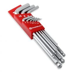 Best Pirce โค๏ธ Powerbuilt 9 Piece Metric Long Arm Hex Key ๐ง Wrench Set - 640082 โค๏ธ