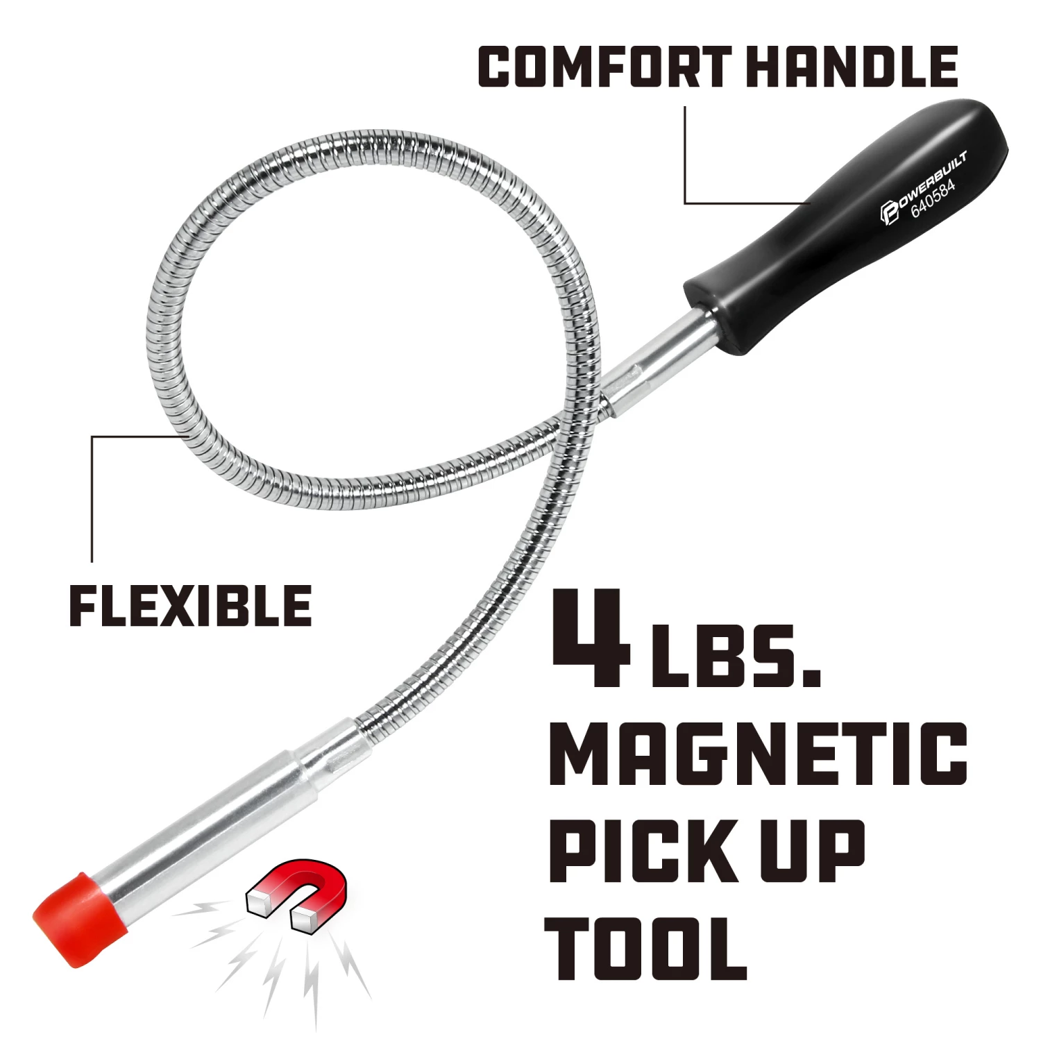 Top 10 🎁 Powerbuilt 4Lb Telescoping Magnetic Grabber Pick Up Tool Reaches 2 Feet - 640584 🥰 - Image 2