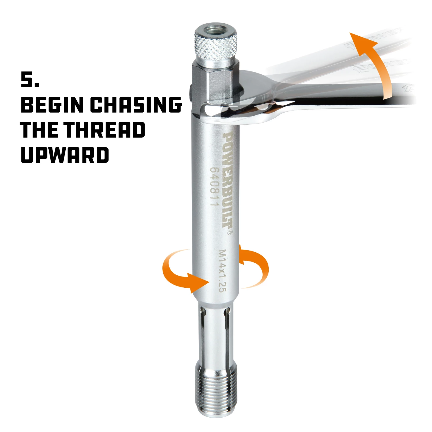 Flash Sale 👍 Powerbuilt 14 Millimeter Back-Tap Thread Repair Tool - 640811 💯 - Image 4