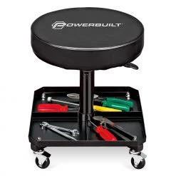 Discount ❤️ Powerbuilt Rolling Brake Stool - 640834 🌟