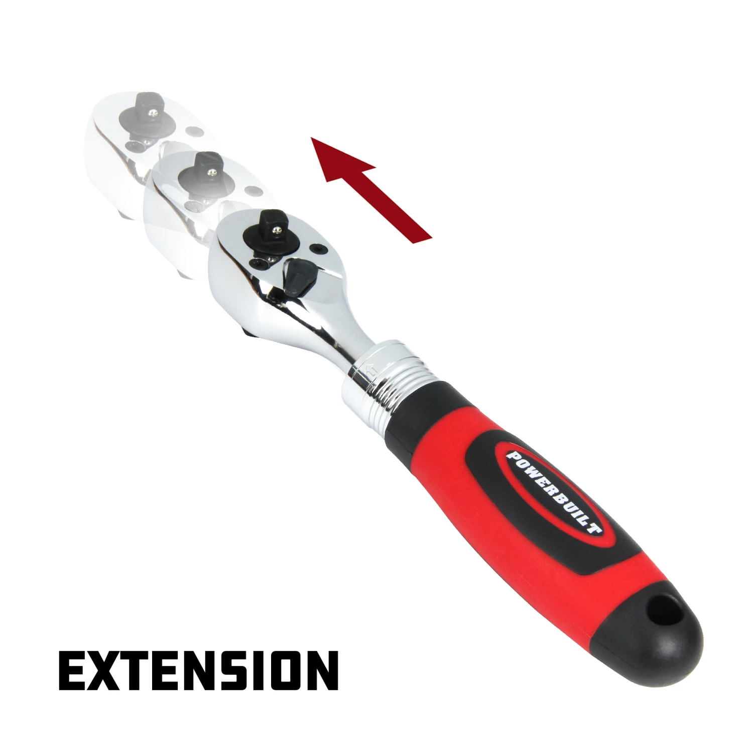 Best deal ๐ Powerbuilt 1/4 Inch by 3/8 Inch Dual Drive Extended Ratchet - 940926 ๐งจ - Image 6
