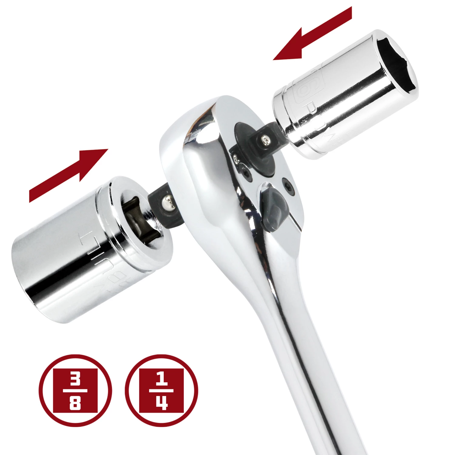 Best deal ๐ Powerbuilt 1/4 Inch by 3/8 Inch Dual Drive Extended Ratchet - 940926 ๐งจ - Image 5