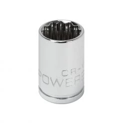 Cheap โ๏ธ Powerbuilt 3/8 Inch Drive x 1/2 Inch 12 Point Shallow Socket - 641004 ๐