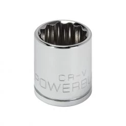 Outlet ๐คฉ Powerbuilt 3/8 Inch Drive x 11/16 Inch 12 Point Shallow Socket - 641007 ๐