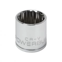 Discount 🎉 Powerbuilt 3/8 Inch Drive x 7/8 Inch 12 Point Shallow Socket - 641010 👍