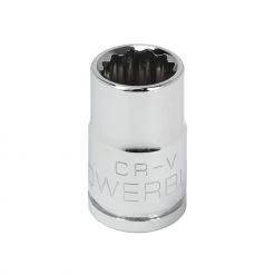 Hot Sale 😉 Powerbuilt 3/8 Inch Drive x 11 MM 12 Point Shallow Socket - 641016 ⭐