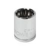 Deals 👏 Powerbuilt 3/8 Inch Drive x 16 MM 12 Point Shallow Socket - 641021 😍