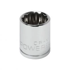 Deals 👏 Powerbuilt 3/8 Inch Drive x 16 MM 12 Point Shallow Socket - 641021 😍