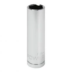 Best deal 🥰 Powerbuilt 3/8 Inch Drive x 1/2 Inch 6 Point Deep Socket - 641202 🔔