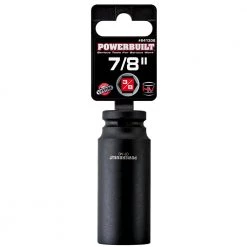 Deals ⌛ Powerbuilt 3/8" Dr. 7/8" Deep Impact Socket - 641308 🎉