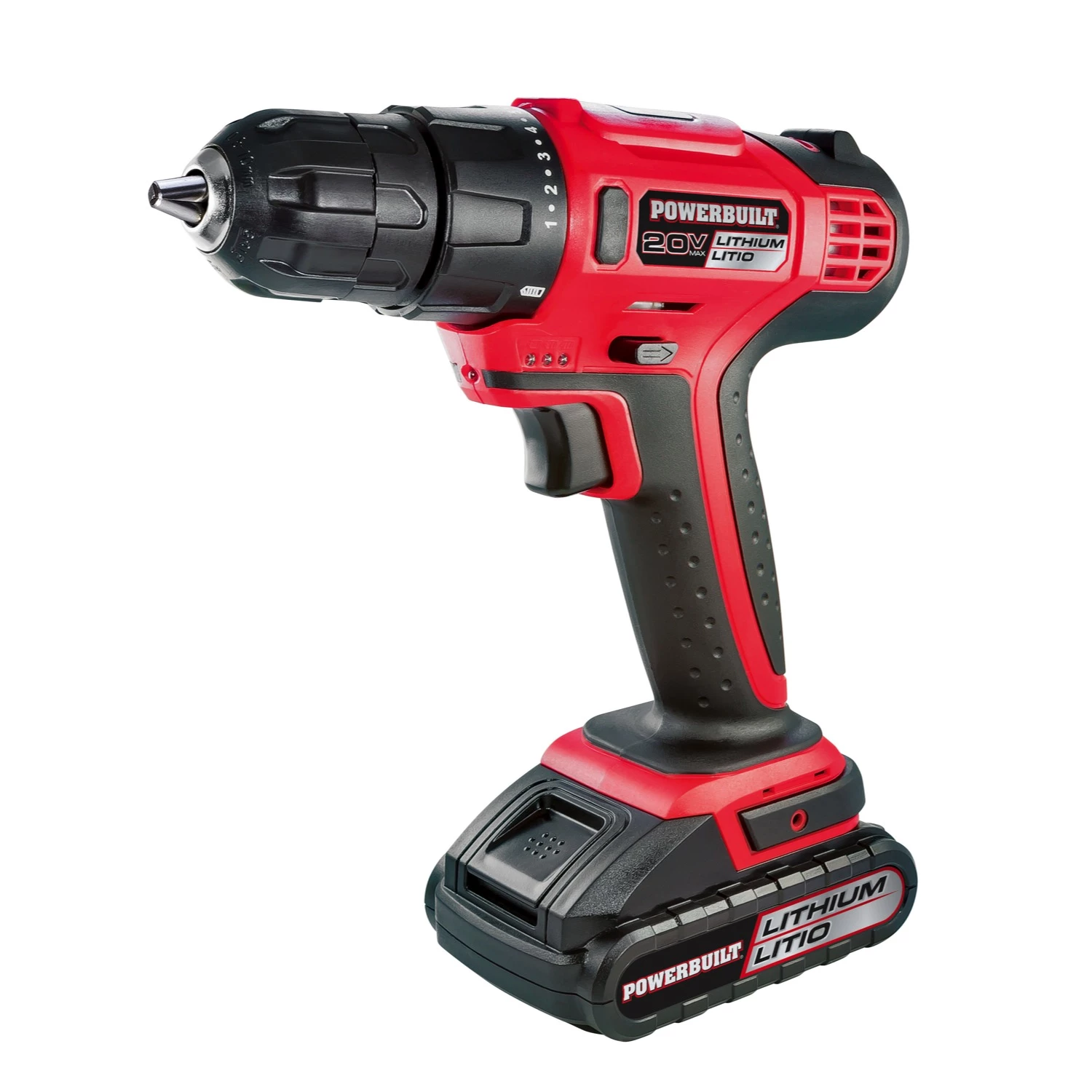 Top 10 🔔 Powerbuilt 20V Lithium-Ion Cordless Drill - 641653 🔥