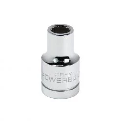 Flash Sale 🔔 Powerbuilt 1/2 Inch Drive x 9 MM 12 Point Shallow Socket - 641764 🔔