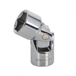 Discount ⭐ Powerbuilt 3/8 Inch Drive x 15 MM 6 Point Universal Socket - 641906 🥰