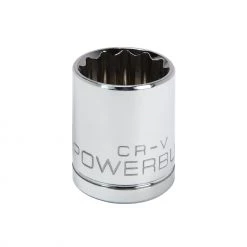 Hot Sale 🔔 Powerbuilt 1/2 Inch Drive x 23 MM 12 Point Shallow Socket - 642021 👏