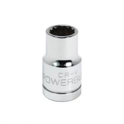 Budget ❤️ Powerbuilt 1/2 Inch Drive x 12 MM 12 Point Shallow Socket - 642031 😉