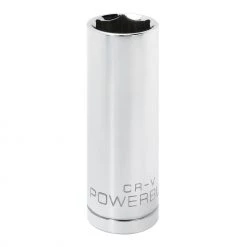 Brand new 🔥 Powerbuilt 1/2 Inch Drive x 3/4 Inch 6 Point Deep Socket - 642203 ⌛
