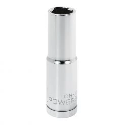Hot Sale 🎉 Powerbuilt 1/2 Inch Drive x 14 MM 6 Point Deep Socket - 642208 😉