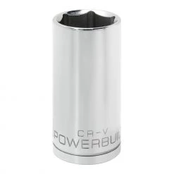Budget ⭐ Powerbuilt 1/2 Inch Drive x 1-1/8 Inch 6 Point Deep Socket - 642215 😍