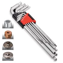 Best reviews of โจ Powerbuilt 9 Piece Zeon SAE Hex Key ๐ง Wrench Set for Damaged Fasteners - 240096 ๐ฏ