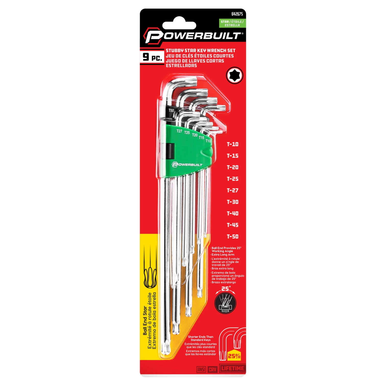 Deals ✨ Powerbuilt 9 Piece Stubby Long Arm Ball End Torx Key 🔧 Wrench Set - 240101 🤩 - Image 4