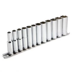 Wholesale 🛒 Powerbuilt 12 Piece 3/8 Inch Drive Metric 6 Point Deep Socket Set - 645009 🧨