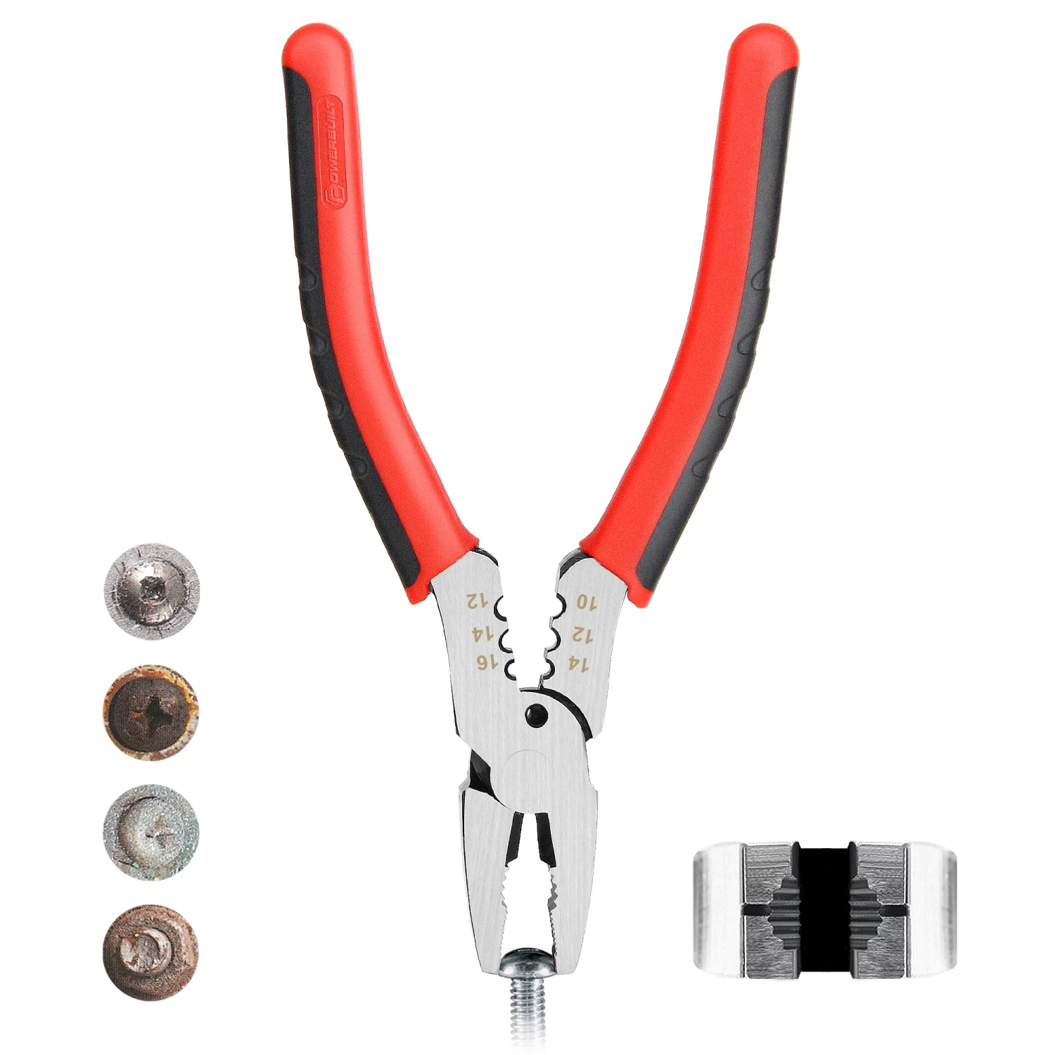 Discount ๐ Powerbuilt 6 Inch Multi-Function Screw Remover Pliers - 645028 ๐งจ