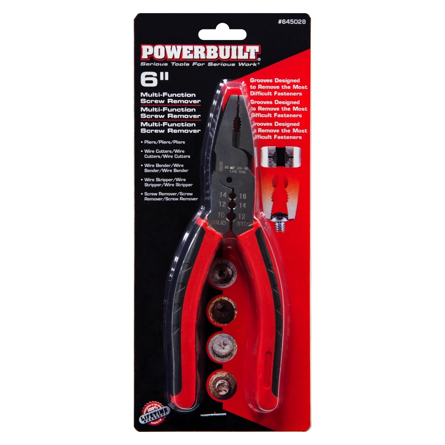 Discount ๐ Powerbuilt 6 Inch Multi-Function Screw Remover Pliers - 645028 ๐งจ - Image 6