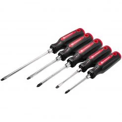 Best reviews of 🔔 Powerbuilt 5 Piece Screwdriver Set with Double Injection Handles - 646181 ⌛