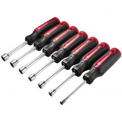 Cheap ❤️ Powerbuilt 7 Piece SAE/Metric Nut Driver Set with Double injection Handles - 646183 ⭐