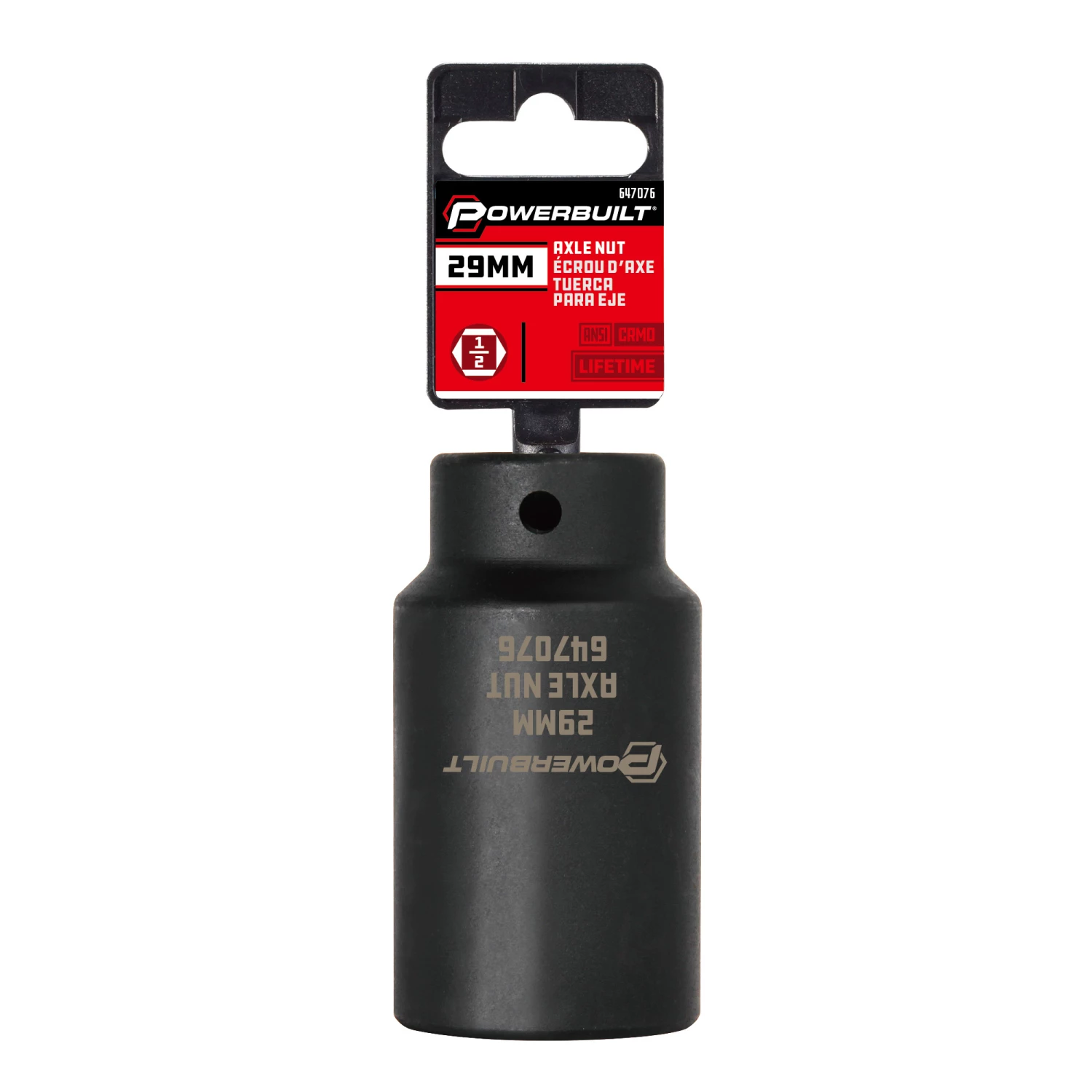 Best deal 😍 Powerbuilt 1/2-Inch Drive 29mm Axle Nut Socket - 647076 😀 - Image 2