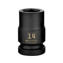 Flash Sale 🧨 Powerbuilt 1/2 Inch Drive x 14 MM 6 Point Impact Socket - 647161 🥰