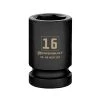 Hot Sale 🔔 Powerbuilt 1/2 Inch Drive x 16 MM 6 Point Impact Socket - 647163 💯