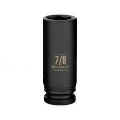 New 🥰 Powerbuilt 1/2 Inch Drive x 7/8 Inch 6 Point Deep Impact Socket - 647176 🎉