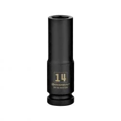 Best Sale ๐คฉ Powerbuilt 1/2 Inch Drive x 14 MM 6 Point Deep Impact Socket - 647183 ๐