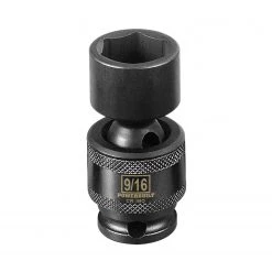 Buy ๐งจ Powerbuilt 1/4" Drive 9/16" Universal Impact 6 Pt Socket - 647215 โ