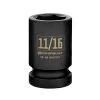 Outlet 😀 Powerbuilt 3/8 in. Drive x 11/16 in. 6 Point Impact Socket - 647247 🔔