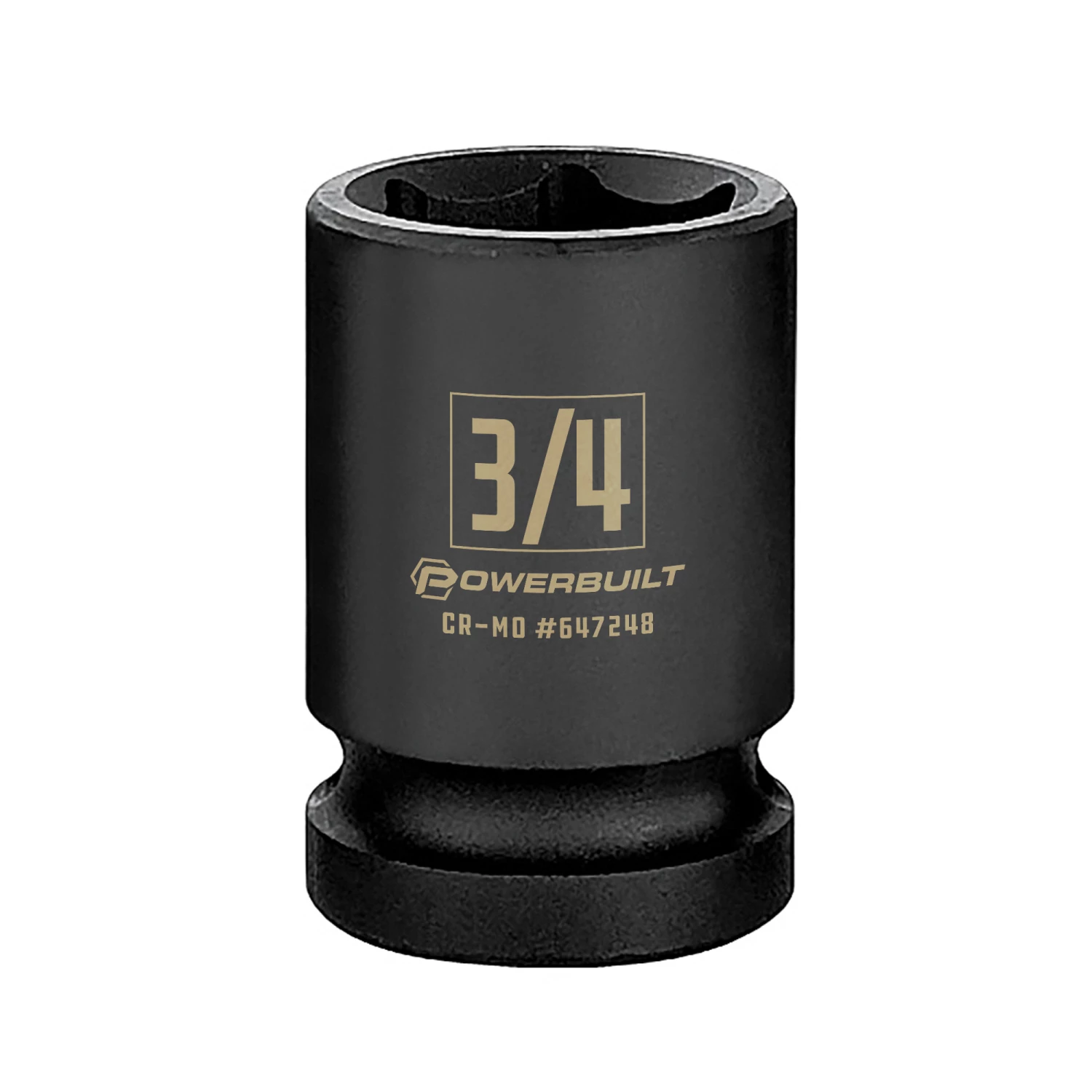 Best Pirce ๐งจ Powerbuilt 3/8 in. Drive x 3/4 in. 6 Point Impact Socket - 647248 ๐