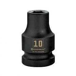 Promo 🛒 Powerbuilt 3/8 in. Drive x 10 mm 6 Point Impact Socket - 647249 👏