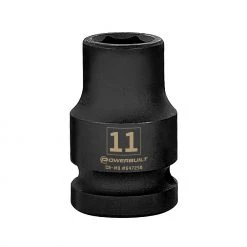 Best Sale ๐ Powerbuilt 3/8 in. Drive x 11 mm 6 Point Impact Socket 11mm - 647250 ๐