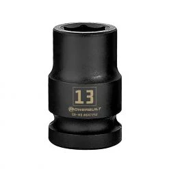 Discount 😀 Powerbuilt 3/8 in. Drive x 13 mm 6 Point Impact Socket 13mm - 647252 ✨